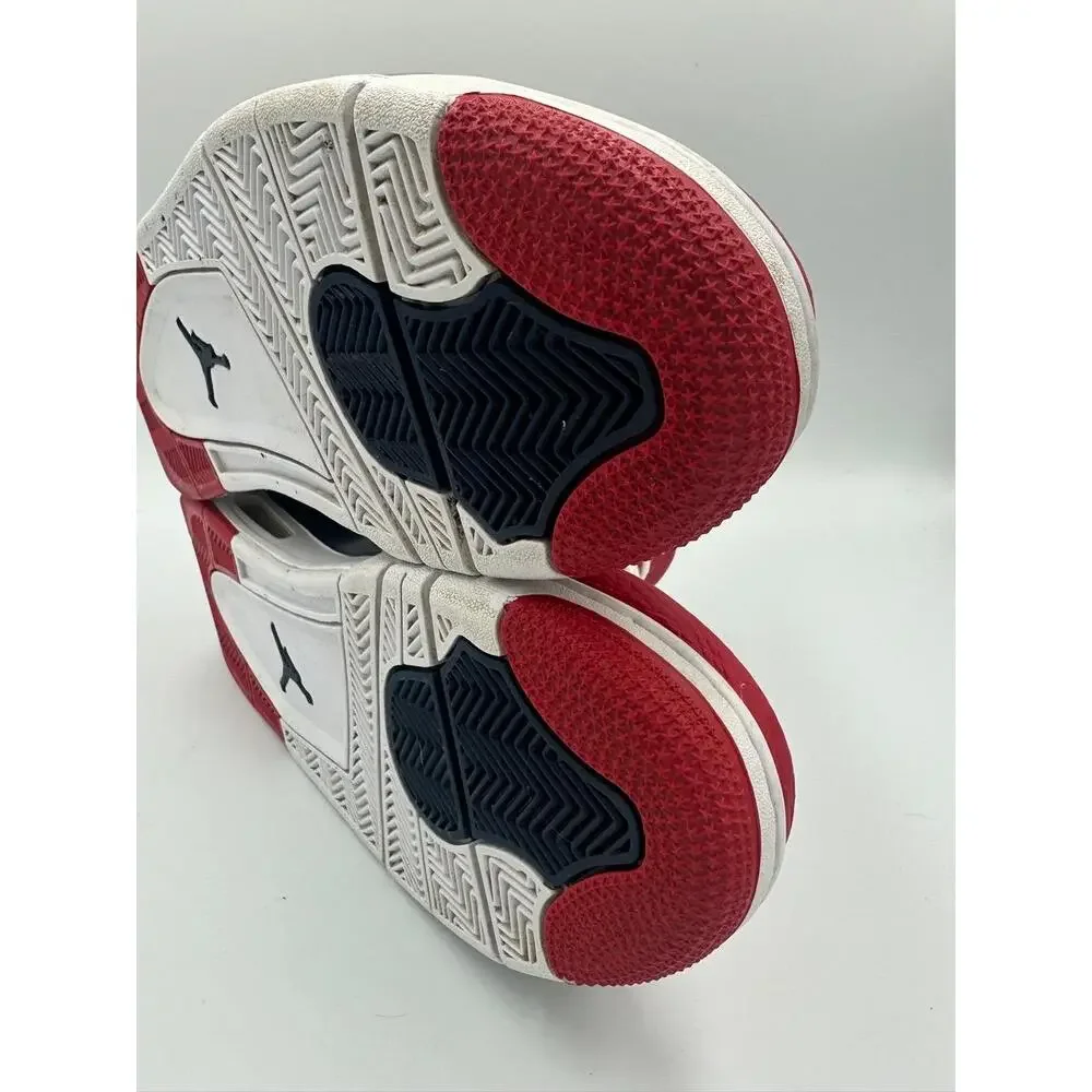 Air Jordan 4 Retro FIBA (2019) Size 10.5 Men’s CI1184-617 Red‎ Navy No Box Clean